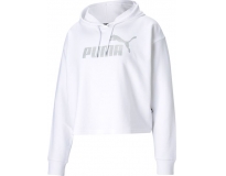 Puma Sweat C/ Capuz Ess+ Cropped Metallic Logo W